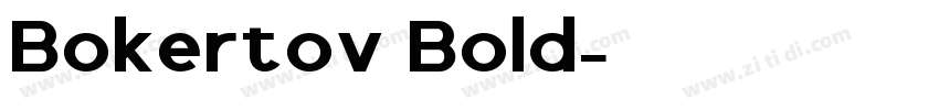 Bokertov Bold字体转换